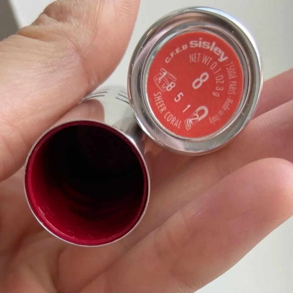 Sisley Paris Lipstick Sheer Coral #8 Phyto-Lip Shine - Discontinued Color